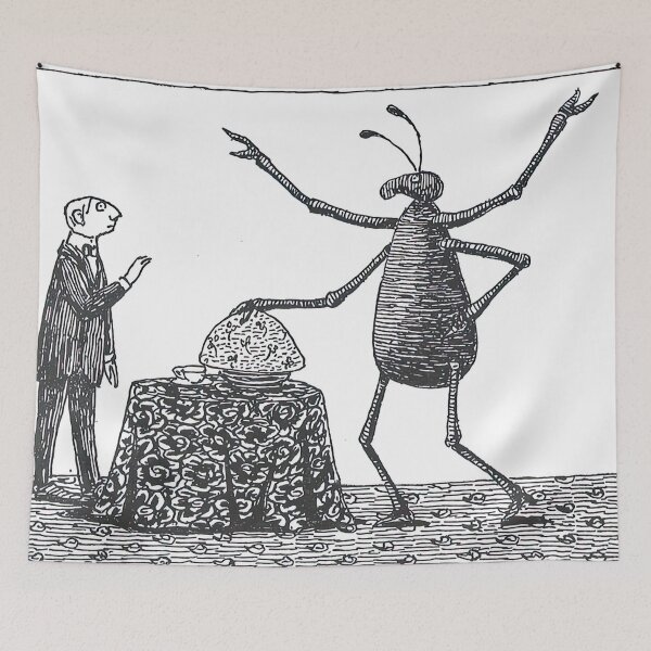 Item preview, - New Upload  - Edward Gorey - (64) - Whimsical Darkness – Gothic Illustration in the Style of Edward Gorey designed and sold by Romero Britto.