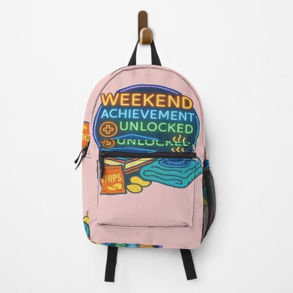 Item preview, Weekend Achievement Unlocked | Gaming, Books & Coffee Design designed and sold by BookedAndDesign.