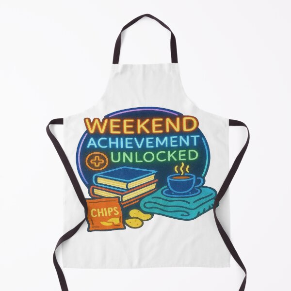 Item preview, Weekend Achievement Unlocked | Gaming, Books & Coffee Design designed and sold by BookedAndDesign.
