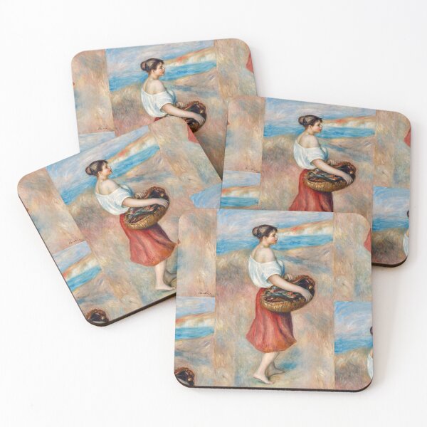 Item preview, Girl with a Basket of Fish designed and sold by artofuniverse.
