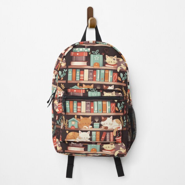 Item preview, Library Cats, Cats On the Bookshelf designed and sold by xiao xuans.
