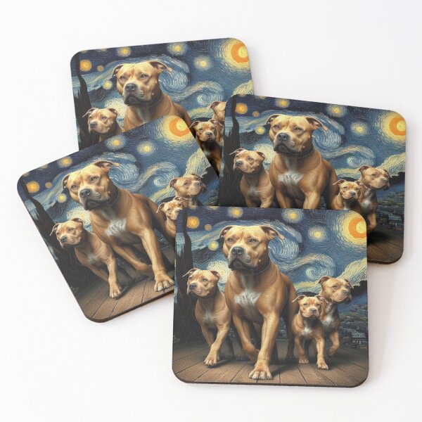 Item preview, Pitbulls Starry Night designed and sold by 123ks.