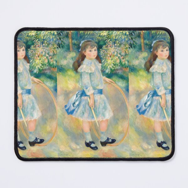 Item preview, Girl With a Hoop in Garden designed and sold by artofuniverse.