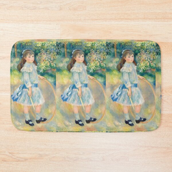 Item preview, Girl With a Hoop in Garden designed and sold by artofuniverse.