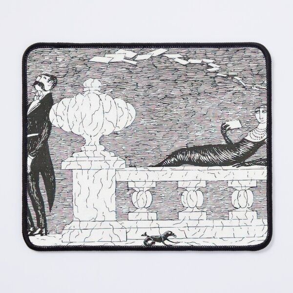 Item preview, - New Upload  - Edward Gorey - (67) - Whimsical Darkness – Gothic Illustration in the Style of Edward Gorey designed and sold by Romero Britto.