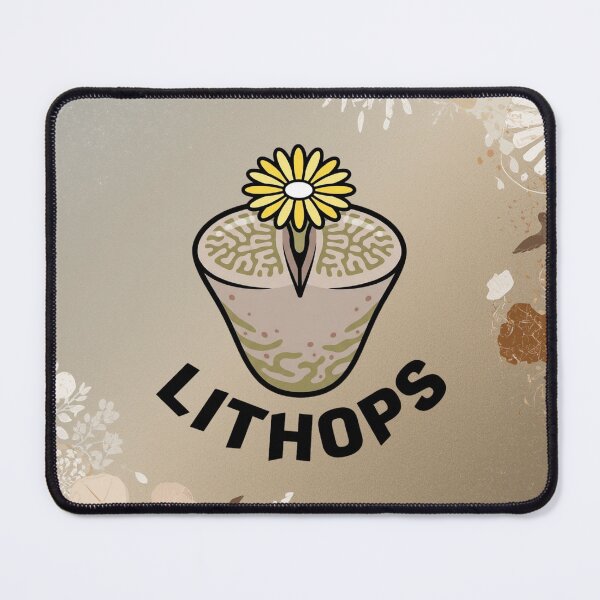 Item preview, Minimalist Lithops Gesinae Pop Art Botanical Graphic designed and sold by GreenDivisionJP.