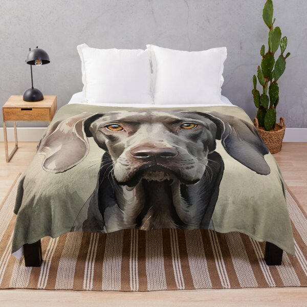 Item preview, Weimaraner Watercolor Dog Art designed and sold by MaverlyShop.