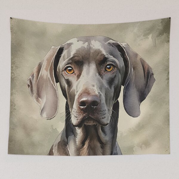 Item preview, Weimaraner Watercolor Dog Art designed and sold by MaverlyShop.