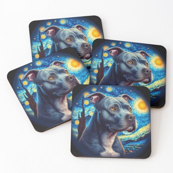 Item preview, Pitbull Starry Night designed and sold by 123ks.