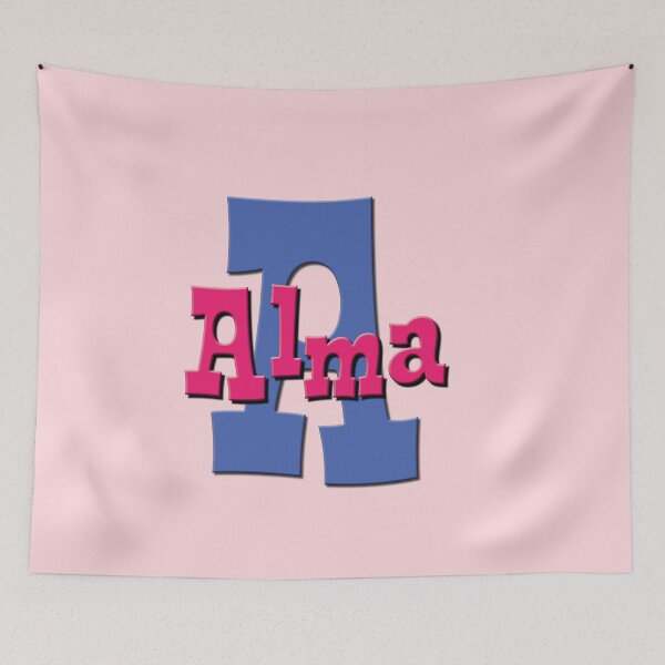 Item preview, A is for Alma, Girl's/Woman's Name and Initial  designed and sold by CharlottePlaceArt.