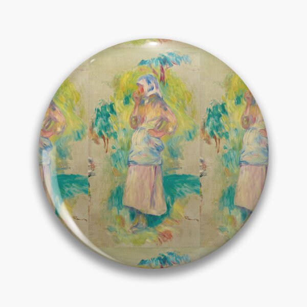Item preview, Peasant Woman in Sunlit Garden designed and sold by artofuniverse.