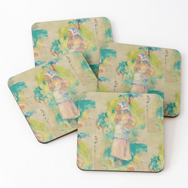 Item preview, Peasant Woman in Sunlit Garden designed and sold by artofuniverse.
