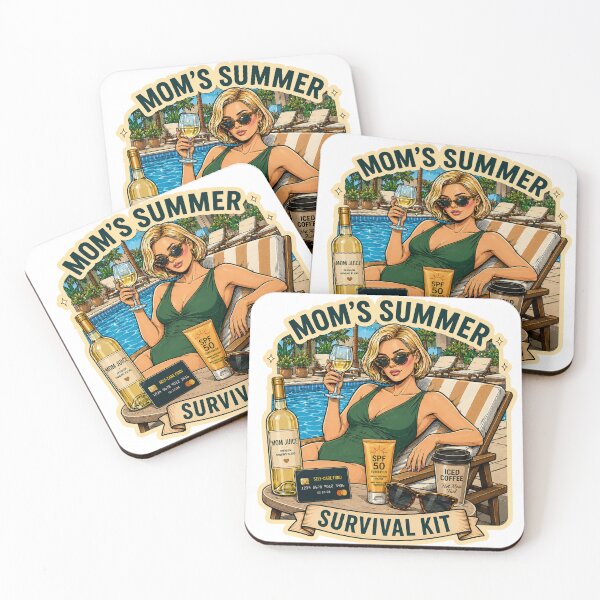 Item preview, Mom's Summer Survival Kit – Funny Mom Pool Day Design designed and sold by DailyStruggleCo.