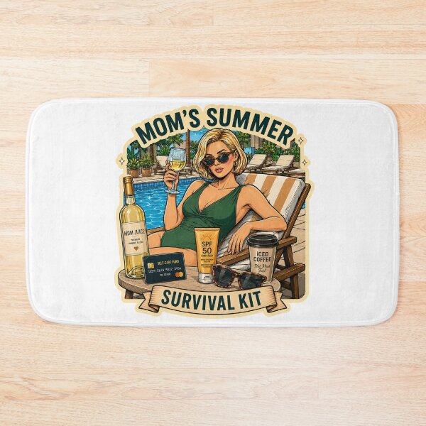 Item preview, Mom's Summer Survival Kit – Funny Mom Pool Day Design designed and sold by DailyStruggleCo.