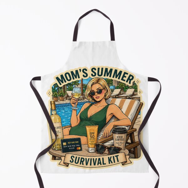 Item preview, Mom's Summer Survival Kit – Funny Mom Pool Day Design designed and sold by DailyStruggleCo.
