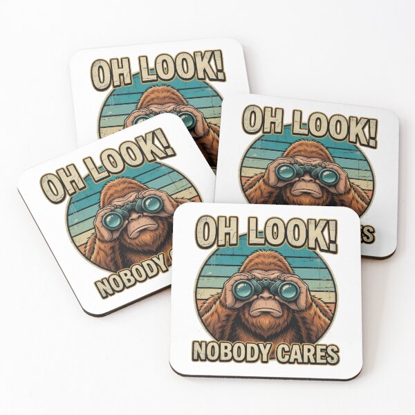 Item preview, Oh Look Nobody Cares Funny Monkey Design designed and sold by TshirtsOnline-.