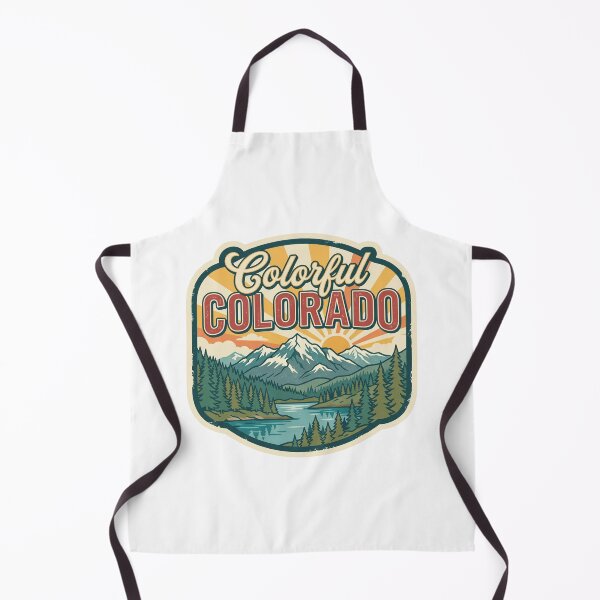 Item preview, Colorful Colorado Retro Sunburst Nature Graphic designed and sold by Paper Drip.
