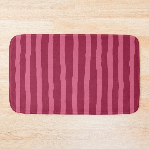 Item preview, Irregular stripes, burgundy and pink vertical stripe pattern designed and sold by NadiaChevrel.