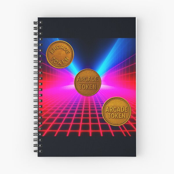 Item preview, ❇️ INSERT COIN TO CONTINUE COLLECTION ❇️ - Arcade Token – Neon Grid Edition designed and sold by WheelieGdArt.