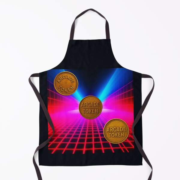 Item preview, ❇️ INSERT COIN TO CONTINUE COLLECTION ❇️ - Arcade Token – Neon Grid Edition designed and sold by WheelieGdArt.