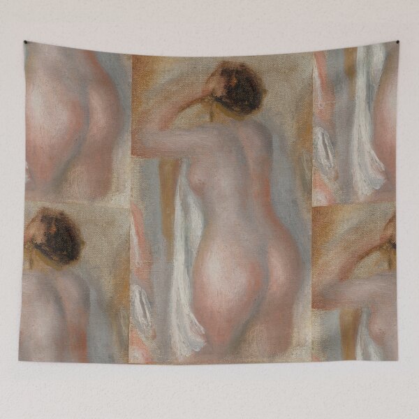Item preview, Standing Female Nude Bather From Behind designed and sold by artofuniverse.