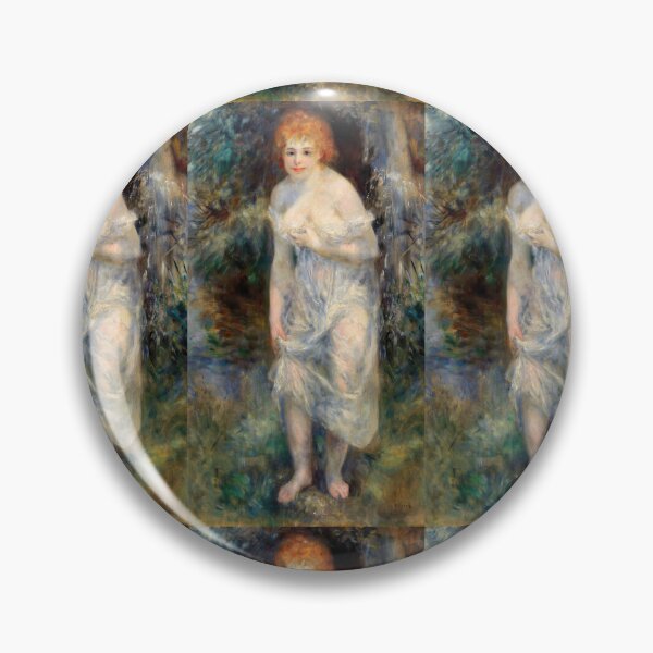 Item preview, Young Bather with Red Hair in Garden designed and sold by artofuniverse.