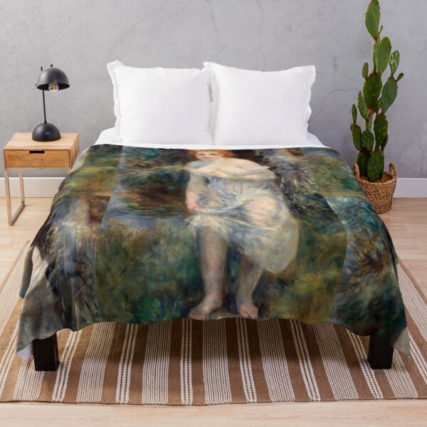 Item preview, Young Bather with Red Hair in Garden designed and sold by artofuniverse.