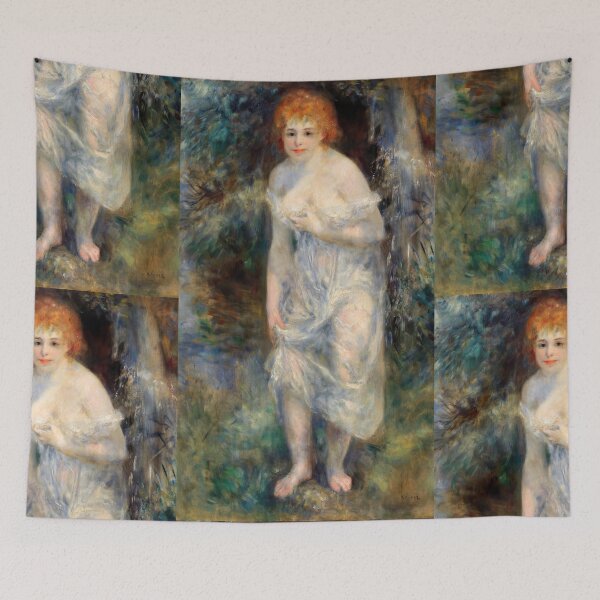 Item preview, Young Bather with Red Hair in Garden designed and sold by artofuniverse.
