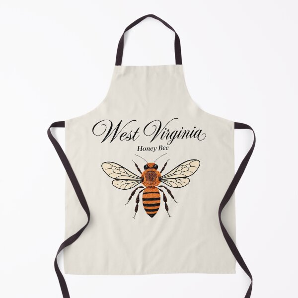 Item preview, West Virginia Honey Bee Vintage Illustration designed and sold by The-Drip-Studio.