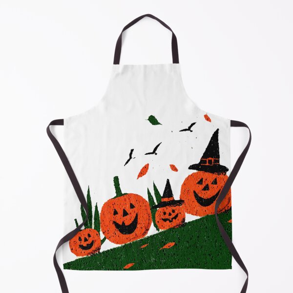 Item preview, Spooky Halloween Pumpkins on a Green Hill designed and sold by colorful-white.