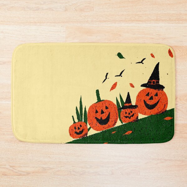 Item preview, Spooky Halloween Pumpkins on a Green Hill designed and sold by colorful-white.