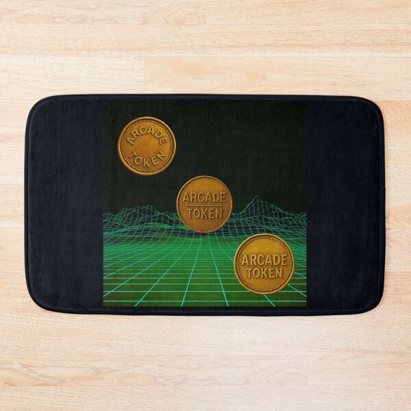 Item preview, ❇️ INSERT COIN TO CONTINUE COLLECTION ❇️ - Arcade Token – Neon Grid Edition v3 designed and sold by WheelieGdArt.
