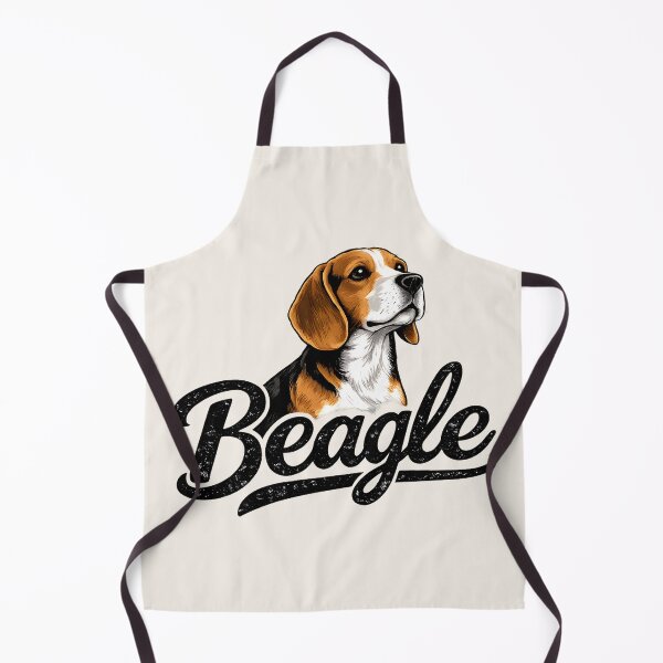 Item preview, Proud Beagle Vintage Script Illustration designed and sold by blankTeeShirt.