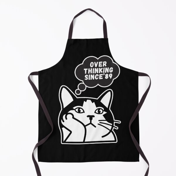 Item preview, Overthinking Since 89 Funny Cat T-Shirt Sarcastic Cat Lover Gift Thinker Tee designed and sold by oonproducts.