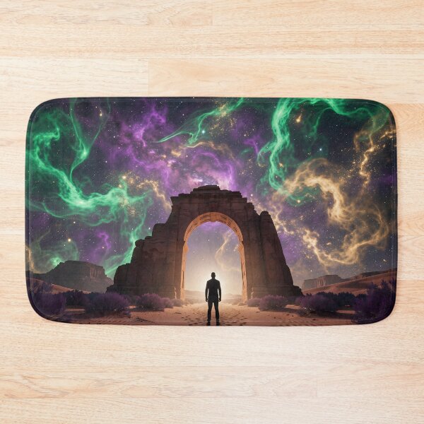 Item preview, Observer at the Gate of the Stars: Mystical play of light in the desert designed and sold by VoidVeilStudio.