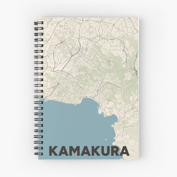 Item preview, Kamakura Map designed and sold by MapsNerd.