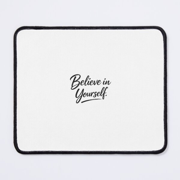 Item preview, Believe in Yourself Typography Sticker | Minimal Motivational Quote PNG designed and sold by Ishratparween11.