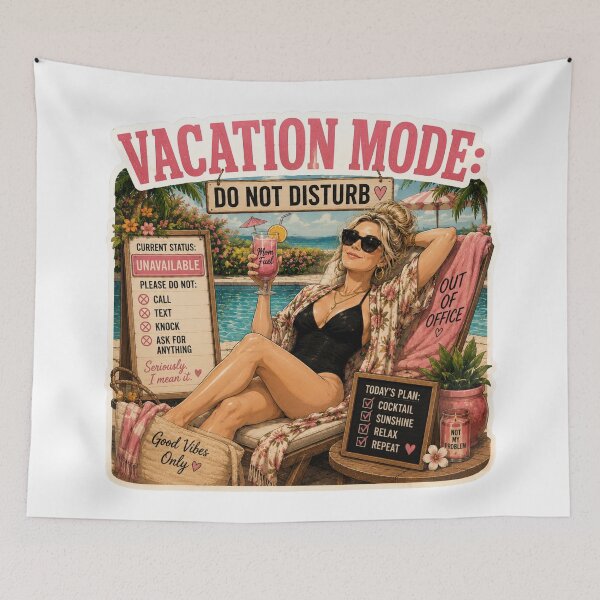 Item preview, Vacation Mode Do Not Disturb – Funny Mom Pool Day Design designed and sold by DailyStruggleCo.
