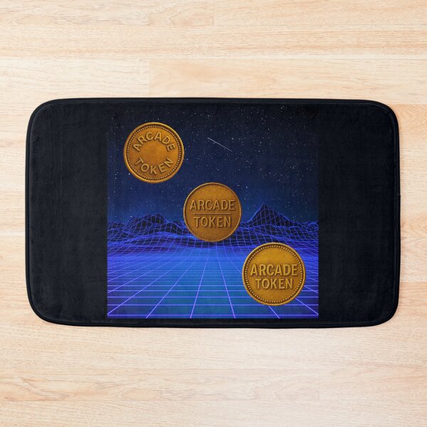 Item preview, ❇️ INSERT COIN TO CONTINUE COLLECTION ❇️ - Arcade Token – Neon Grid Edition v4 designed and sold by WheelieGdArt.