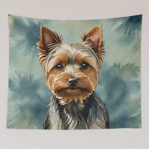 Item preview, Yorkshire Terrier Watercolor Dog Art designed and sold by MaverlyShop.