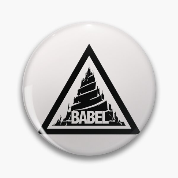 Item preview, Arknights Babel Emblem Black designed and sold by SkyPouikPouik.