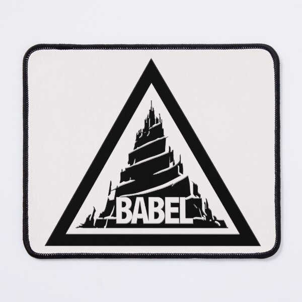 Item preview, Arknights Babel Emblem Black designed and sold by SkyPouikPouik.