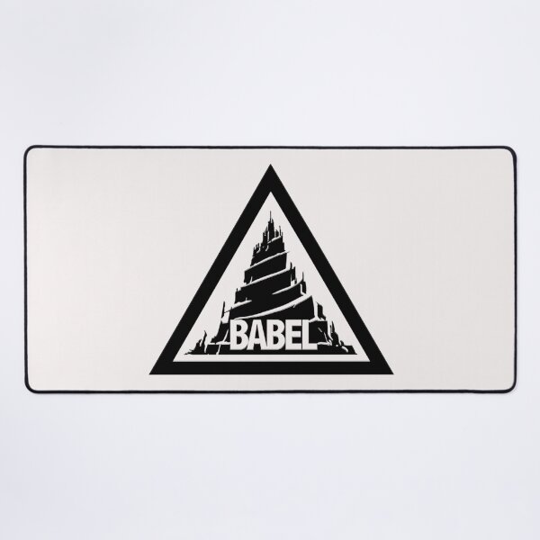 Item preview, Arknights Babel Emblem Black designed and sold by SkyPouikPouik.