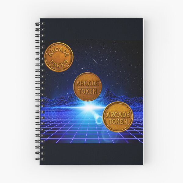 Item preview, ❇️ INSERT COIN TO CONTINUE COLLECTION ❇️ - Arcade Token – Neon Grid Edition v5 designed and sold by WheelieGdArt.