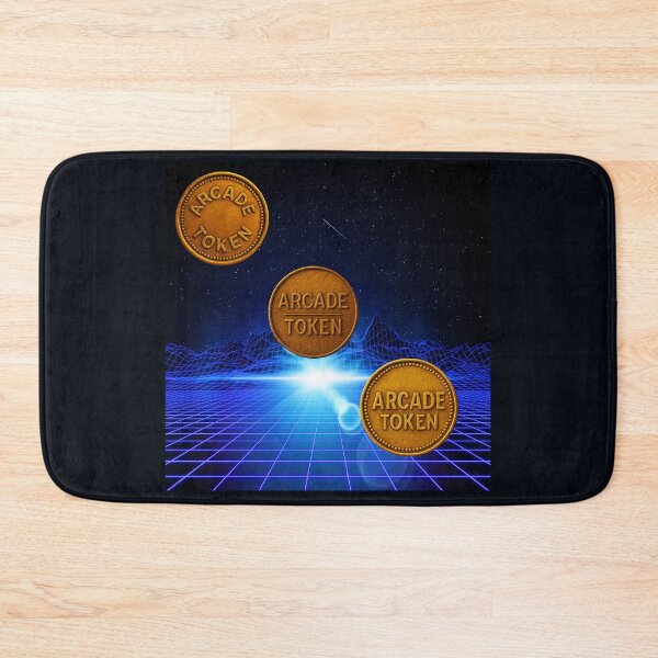Item preview, ❇️ INSERT COIN TO CONTINUE COLLECTION ❇️ - Arcade Token – Neon Grid Edition v5 designed and sold by WheelieGdArt.