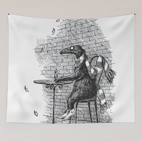 Item preview, - New Upload  - Edward Gorey - (71) - Whimsical Darkness – Gothic Illustration in the Style of Edward Gorey designed and sold by Romero Britto.