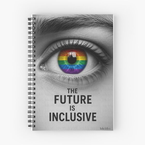 Item preview, The Future Is Inclusive – Rainbow Vision edition designed and sold by LuluLeb.