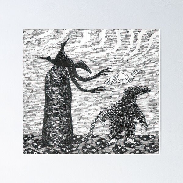 Item preview, - New Upload  - Edward Gorey - (73) - Whimsical Darkness – Gothic Illustration in the Style of Edward Gorey designed and sold by Romero Britto.