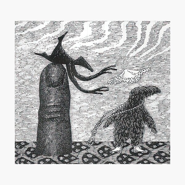 Item preview, - New Upload  - Edward Gorey - (73) - Whimsical Darkness – Gothic Illustration in the Style of Edward Gorey designed and sold by Romero Britto.