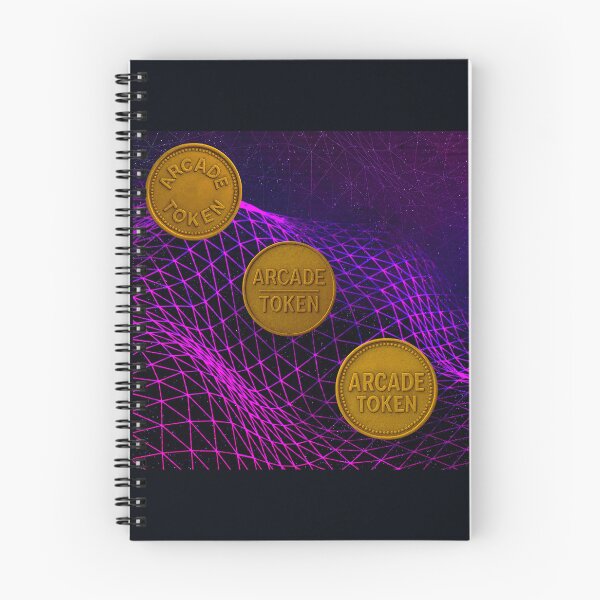 Item preview, ❇️ INSERT COIN TO CONTINUE COLLECTION ❇️ - Arcade Token – Neon Grid Edition v6 designed and sold by WheelieGdArt.